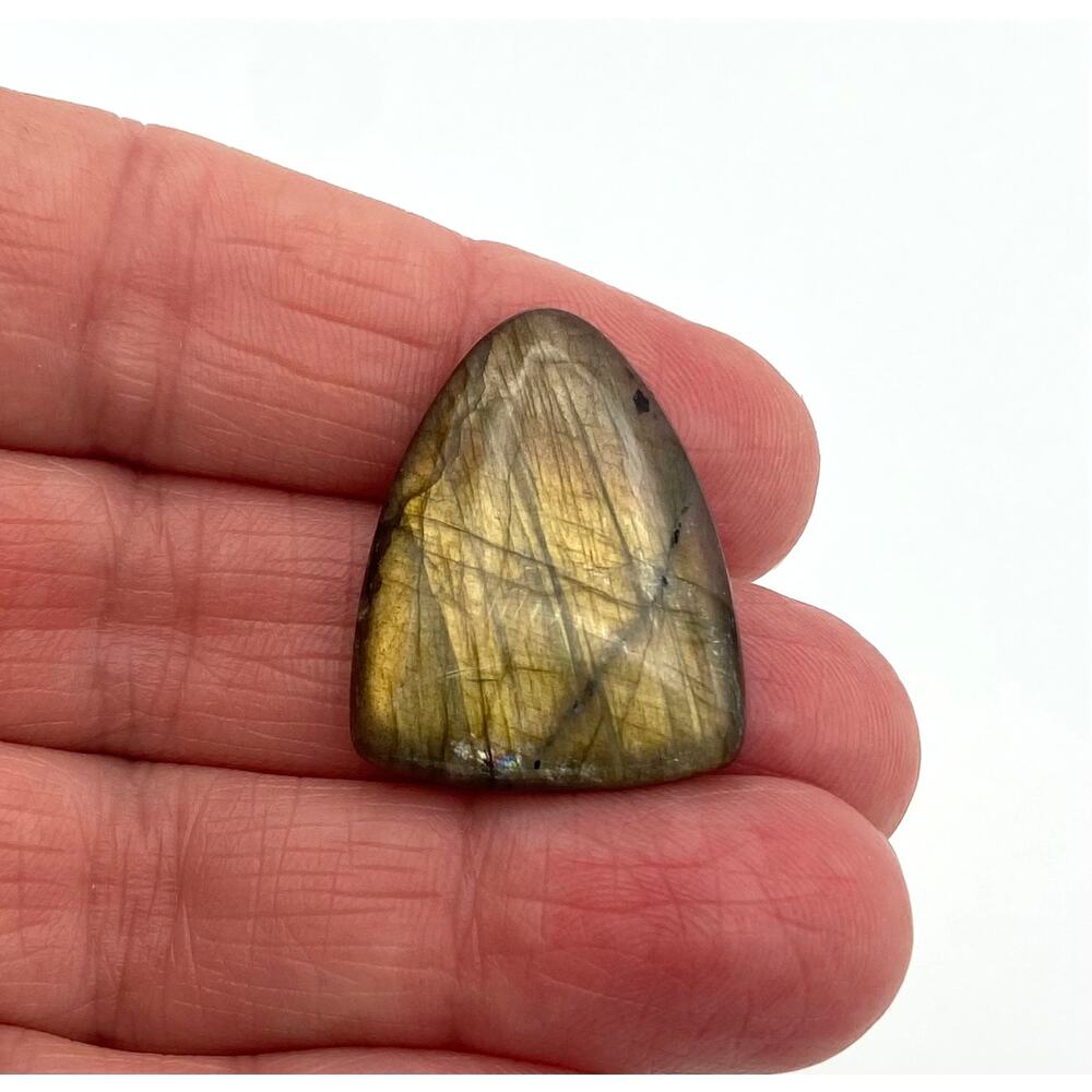 Labradorite Cabochon Triangle 27x21mm Fire Mountain Gems Calibrated Natural New